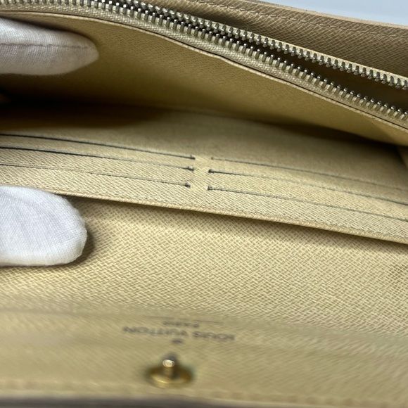 ♥️LOUIS VUITTON Portefeuille Damier Azur Long Sarah Bifold Wallet | PRELOVED!! - Picture 11 of 16